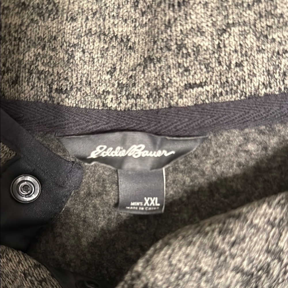 Eddie Bauer Men’s Snap Neck Pullover Sweatshirt – XXL - Picture 5 of 6